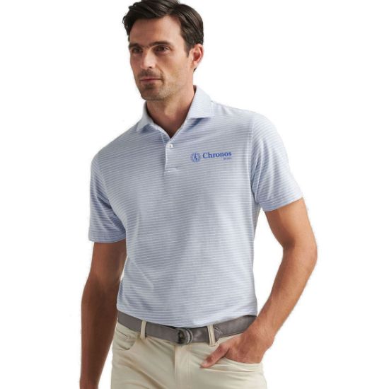 Picture of Peter Millar Crown Crafted Albatross Cotton Blend Piqué Polo