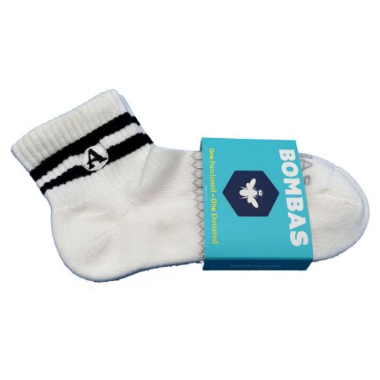 Picture of Bombas Women's Vintage Stripes Quarter Socks