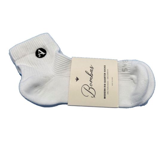 Picture of Bombas Wormen's Modern Rib Quarter Socks