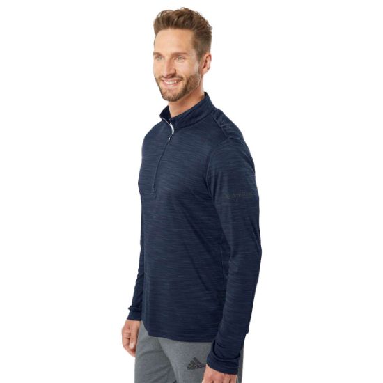 Picture of Adidas - Lightweight Mélange Quarter-Zip Pullover - A475