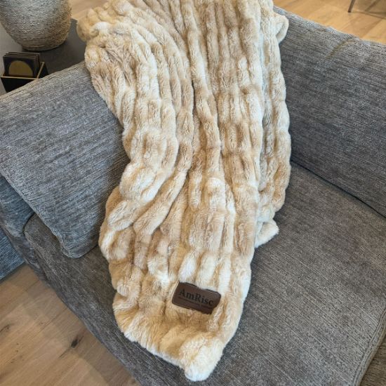 Picture of Hazelnut Chunky Fur Blanket